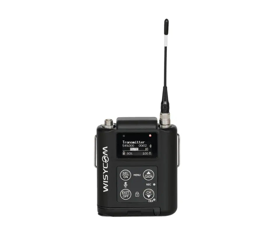 Wisycom MTP60 Double Battery Beltpack Transmitter